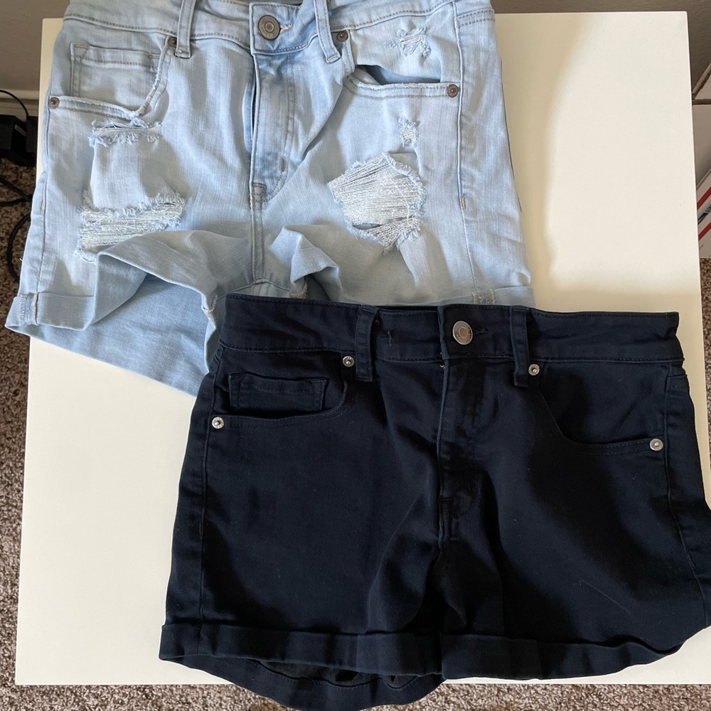 bundle of womens aeropastle shorts size 8